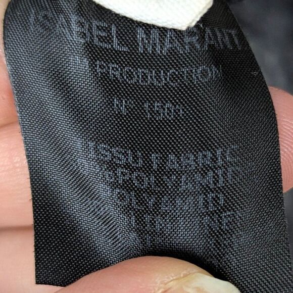 ISABEL MARANT ÉTOILE | Heathered Gray Tie-Waist T-Shirt Dress Size 36 - Picture 10 of 12